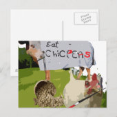 Kekers. Het is wat er voor het avondeten is. Briefkaart (Voorkant / Achterkant)