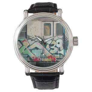 KEL139 Wildstyle  Graffiti Horloge