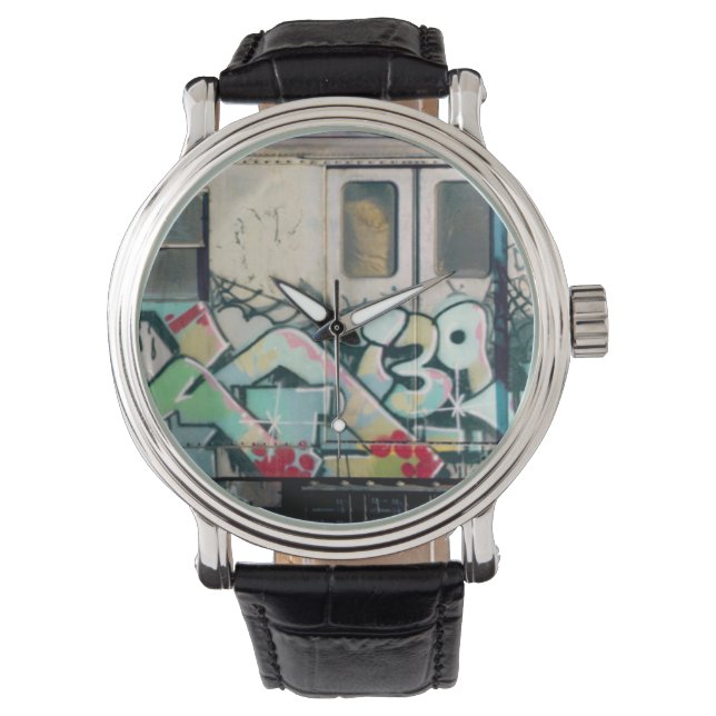 KEL139 Wildstyle  Graffiti Horloge (Voorkant)