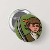 Keladry van de Mindelan-Button Ronde Button 5,7 Cm (Voorkant /achterkant)