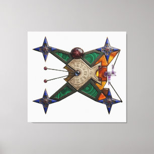 Kelder artefact canvas afdruk