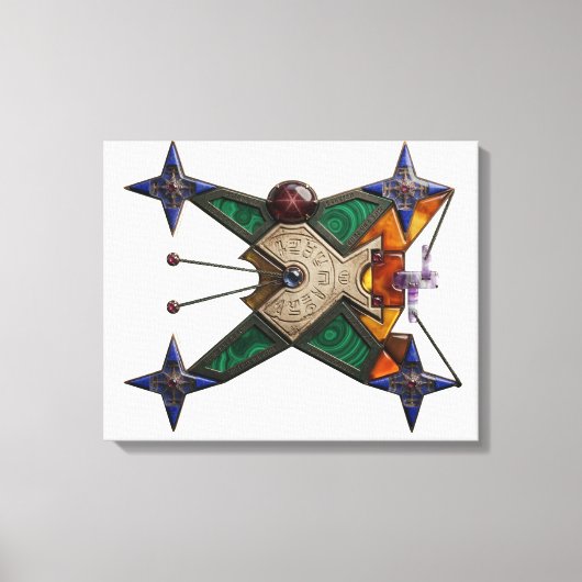 Kelder artefact canvas afdruk (Voorkant)