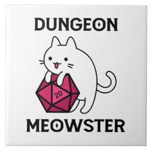 Kelder Meowster Kat Grappig Tegeltje