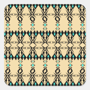 Kele ~ Sparrow Vierkante Sticker