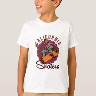keleton Skater T-Shirt Design - Edgy & Cool Street