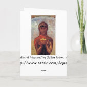 Kelk van Mysterie - Spirituele kunst van Odilon Re Kaart (Achterkant)