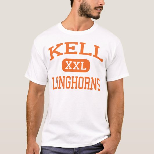 Kell - Longhorns - High School - Marietta Georgia T-shirt (Voorkant)