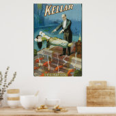 Kellaire Levitation Magicische Advertisatie Poster (Keuken)