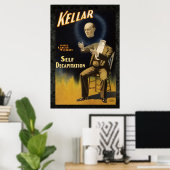 Kellar de Magicia II Weer 36 x 24 Pos Poster (Thuiskantoor)