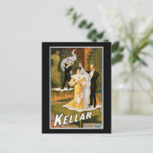  Kellar  grootste Poster van het Wonder "Gone" Briefkaart (Staand voorkant)