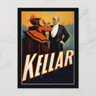 Kellar - Magicus - theaterPoster Briefkaart