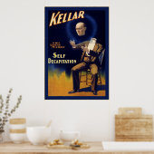 Kellar ~ Poster magicien Vintage (Cuisine)