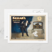 Kellar's Startling Wonder Magic Poster Briefkaart (Voorkant / Achterkant)