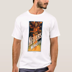 Kellar's Wonders gekleed als Devil Magic T-shirt