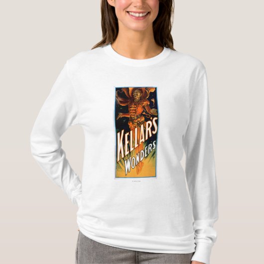 Kellar's Wonders gekleed als Devil Magic T-shirt (Voorkant)