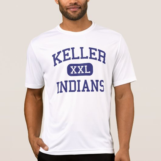 Keller - Indiërs - High School - Keller Texas T-shirt (Voorkant)