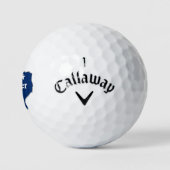 Keller Texas Lone Star State Map Proud DFW Texan Golfballen (Logo)