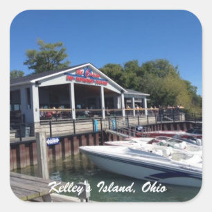 Kelley's Island, Ohio Marina Foto Sticker