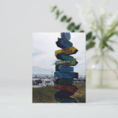 Kelley's Island, Ohio Sign Photo Carte postale (Debout devant)