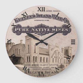 Kelleys Island Wine Clock Grote Klok
