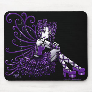 "Kelli" Paarse Fairy Mousepad Muismat