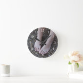 Kellie Barefoot in Natuur Clock Ronde Klok (Huis)