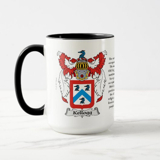 Kellogg Family Coat of Arms Mok (Links)