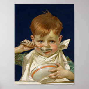 Kellogg's Kinderen, 1920 van J. C. Leyendecker Poster