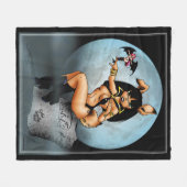 KELLY as vampi Fleece Deken (Voorkant (Horizontaal))