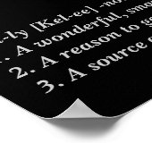 Kelly Charcoal Poster (Hoek)