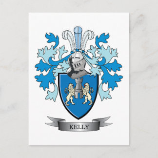 Kelly-Coat-of-Arms Briefkaart