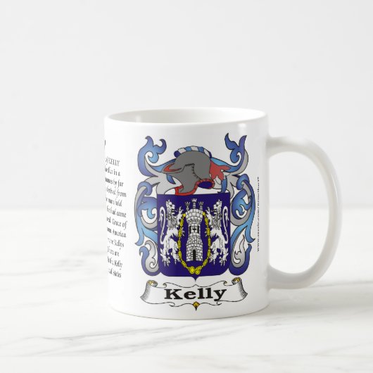 Kelly Family Coat of Arms Mok (Rechts)