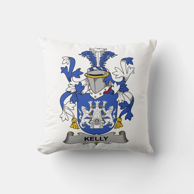 Kelly Family Crest Kussen (Voorkant)