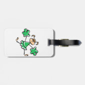 Kelly Green Cheerleader Bagagelabel (Achterkant horizontaal)