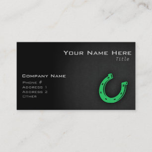 Kelly Green Hoefijzer Visitekaartje