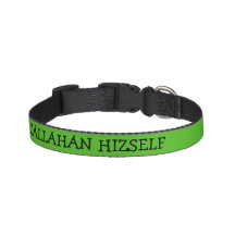 Kelly Green Hondenhalsband gepersonaliseerd