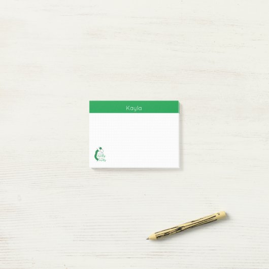 Kelly Green, ik voel me knitty. Post-it® Notes (Op bureau)