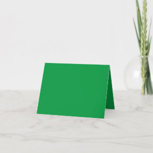 Kelly Green, Irish Green Folded Bedankt Kaart