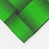 Kelly Green Ribbon Fleece Deken (Hoek)