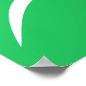 Kelly Green Running Poster (Hoek)