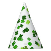 Kelly green "Shamrocks Falling" Feesthoedjes (Rechts)