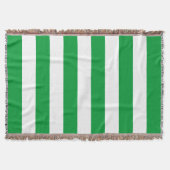 Kelly Green Stripes Pattern Deken (Voorkant)