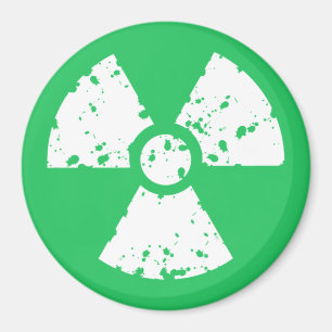 Kelly Green Toxic Waste Magneet