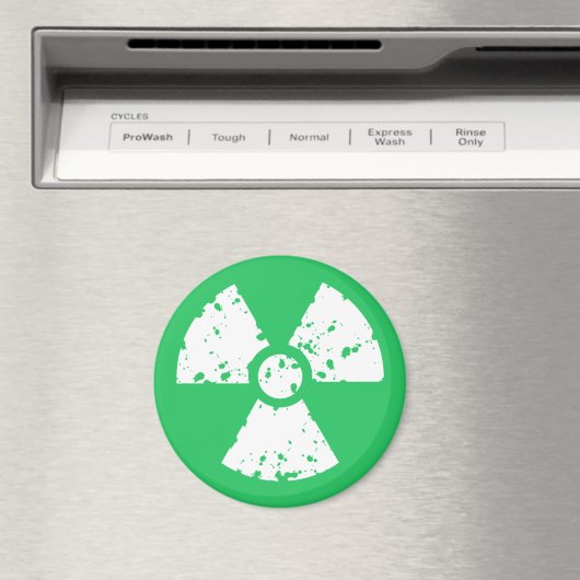 Kelly Green toxisch afval Magneet (Insitu (Vaatwasser))