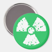 Kelly Green toxisch afval Magneet (Voorkant / Achterkant)