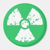 Kelly Green toxisch afval Magneet (Voorkant)