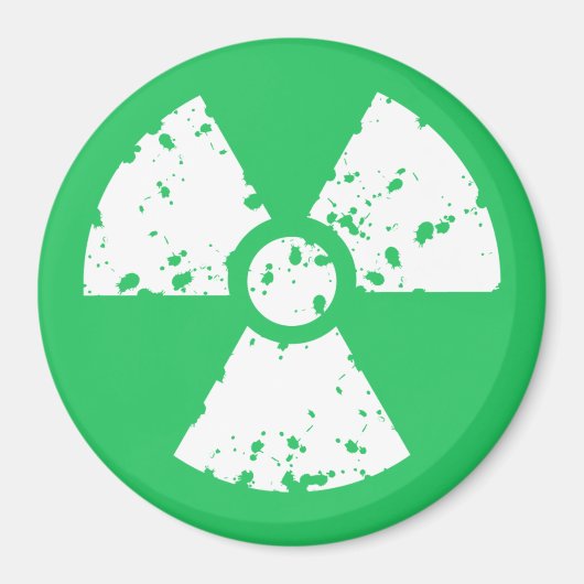 Kelly Green toxisch afval Magneet (Voorkant)