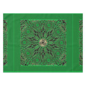 Kelly Green TrisabelMandala Tafelkleed (Voorkant (Horizontaal))