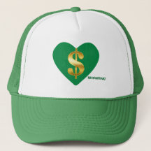 KELLY GREEN WHITE FOAM RICH@HEART NYLON DAMES