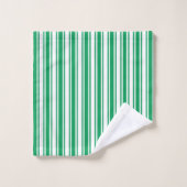 Kelly landes de bonbons vertes et blanches (Gant de toilette)